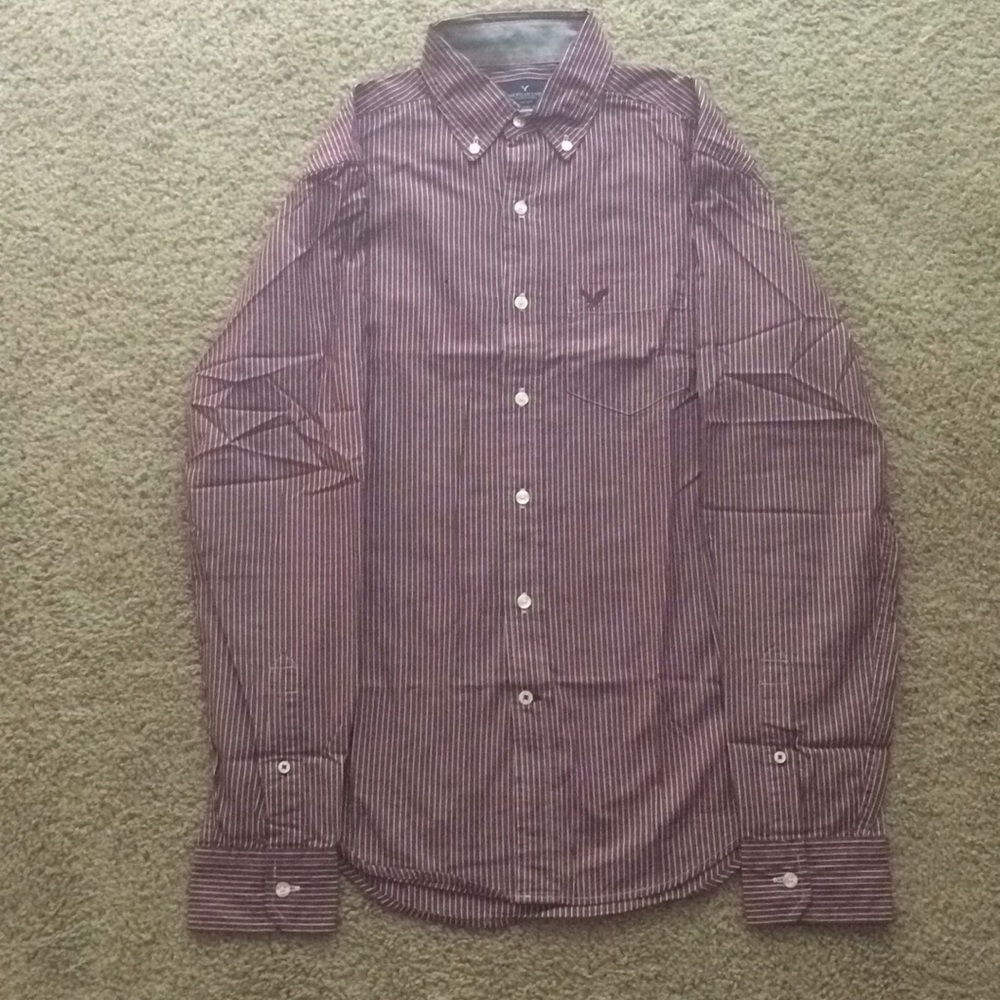 American 🦅 Eagle long sleeve button up shirt